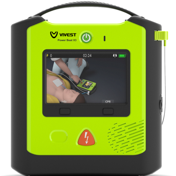 Défibrillateur semi-automatique Vivest Powerbeat X3